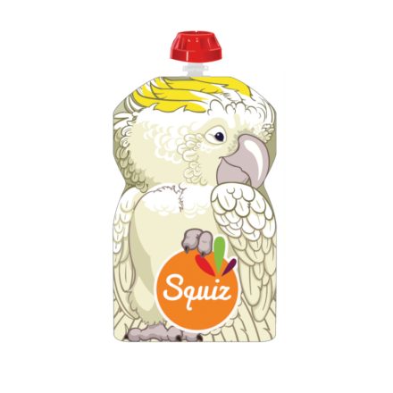 SQUIZ ételtasak, 1 darabos, Kakadu, 130 ml