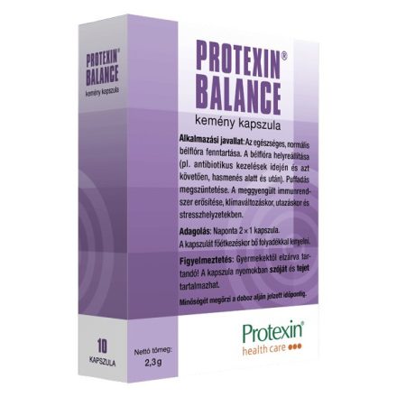 Protexin Balance (10 db kapszula) - A normál bélflóra fenntartásáért