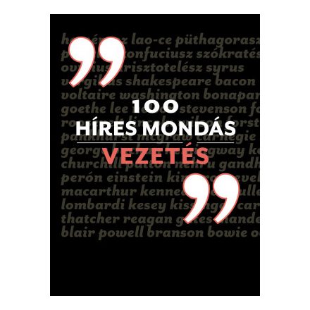 100 híres mondás - Vezetés