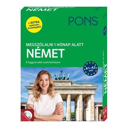 PONS Megszólalni 1 hónap alatt Német + CD és ONLINE hanganyag