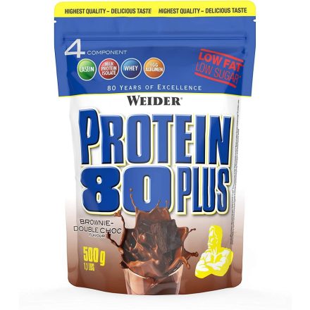 Weider Protein 80 Plus 500 g fehérjepor - kakaóspiskóta