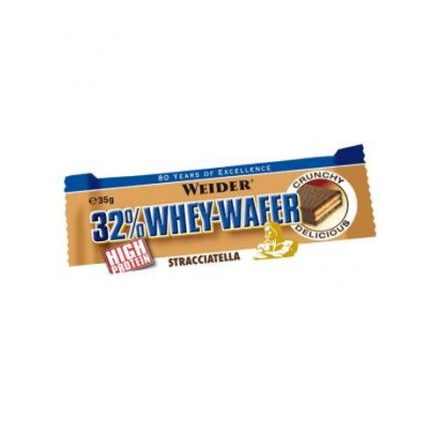 Weider 32% Whey-Wafer Bar 35 g fehérje szelet - sztracsatella