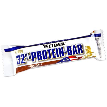 Weider 32% Protein Bar 60 g fehérje szelet (24db/doboz) - csokoládé