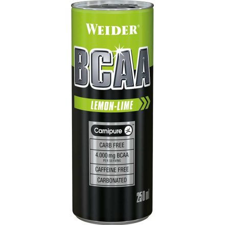 Weider BCAA Drink 250 ml aminosav (24 db/zsugor) - citrom-zöldcitrom