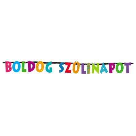 Boldog Szülinapot - Betűfüzér - 2,3 m