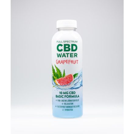 AIDVIAN CBD Sugar Free Water - GRAPEFRUIT 10 mg 500 mL (8 db)