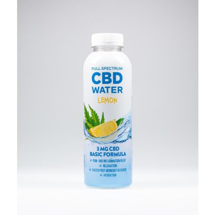 AIDVIAN CBD Sugar Free Water – LEMON 3 mg 500 mL (8 db)