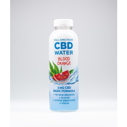 AIDVIAN CBD Sugar Free Water - BLOOD ORANGE 3 mg 500 ml (8 db)