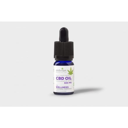 AIDVIAN Full Spektrum CBD Olaj WELLNESS 500 mg 10 ml