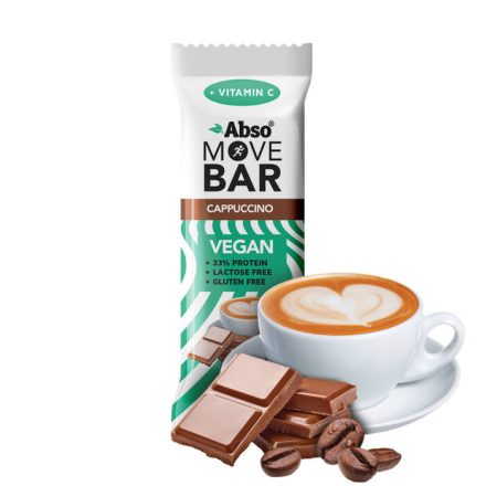 Abso MOVE BAR 35g - Cappuccino ízű vegán fehérjeszelet