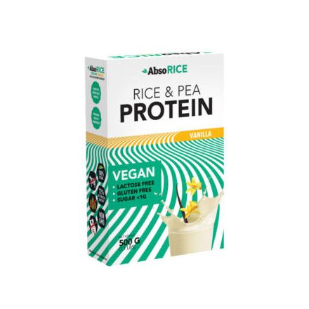 AbsoRICE protein 500g - Vanília vegán fehérjepor