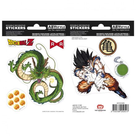 DRAGON BALL - Matrica - 16x11cm/ 2 lap - DBZ/ Shenron