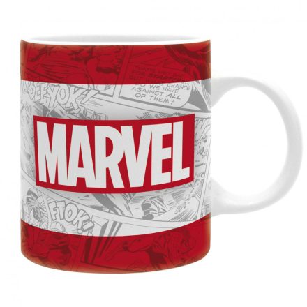 MARVEL - Bögre - 320 ml - Marvel logó - subli -