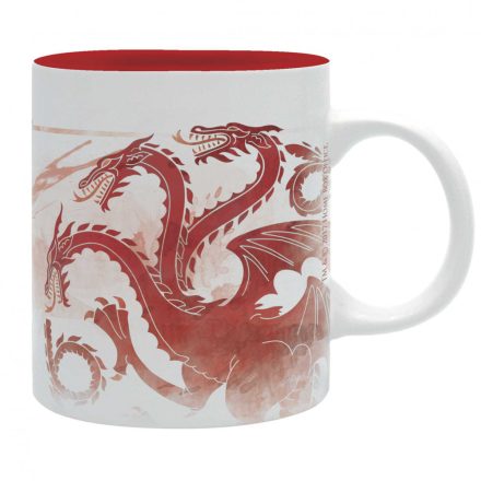 GAME OF THRONES - bögre - 320 ml - "Red Dragon"- subli