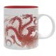 GAME OF THRONES - bögre - 320 ml - "Red Dragon"- subli