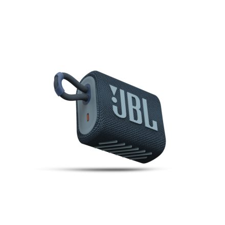 JBL GO3 HORDOZHATÓ BLUETOOTH HANGSZÓRÓ,VÍZÁLLÓ,KÉK