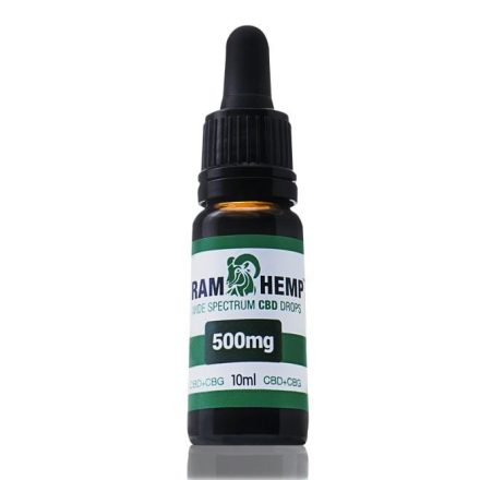 RAMHEMP 500mg Wide Spectrum CBD + CBG olaj 10ml