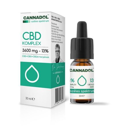 CANNADOL KOMPLEX 3600mg CBD+CBG+CBDA 30ml