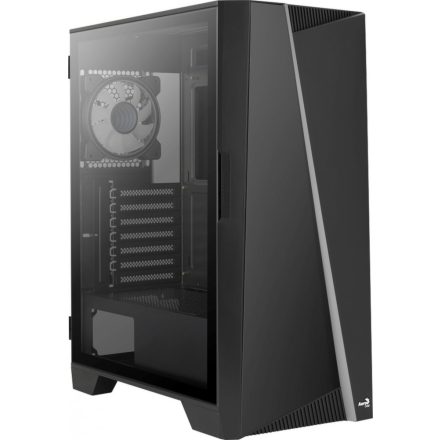 Számítógépház Aerocool Mirage ARGB ATX Fekete Edzett üveg