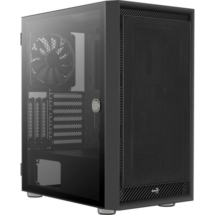 Számítógépház Aerocool Graphite v1 ATX Fekete Edzett üveg