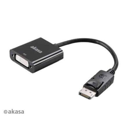 Kábel DisplayPort Átalakító Akasa DisplayPort - DVI 1080p Fekete Passzív