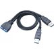 Kábel USB Összekötő Akasa USB 3.0 (Alaplapi) - 2x USB 3.0 A (Male)