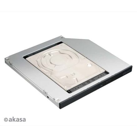 HDD/SSD beépítő keret Akasa N.Stor Slim ODD helyre - 2.5 HDD/SSD (9.5mm)