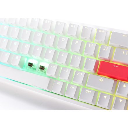 Billentyűzet Ducky ONE 2 SF MX Speed Silver RGB LED Magyar (HU) Fehér