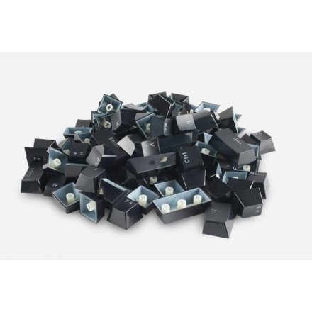 Billentyűzet kiegészítő Glorious Keycap Szett Magyar kiosztás Fekete