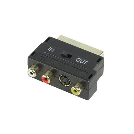 Kábel SCART Átalakító SCART (Male) - 3x RCA (Female) Adapter