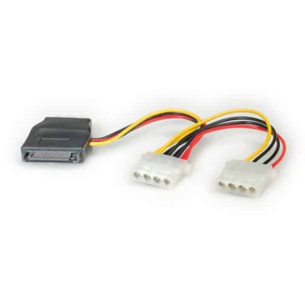 Kábel Táp Átalakító Kolink SATA PWR (Male) - 3x Molex (Female)