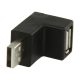 Kábel USB Átalakító Kolink USB 2.0 A (Male) - A (Female) 90° Adapter