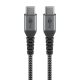 Kábel USB Összekötő Goobay USB 2.0 Type-C (Male) - 2.0 Type-C (Male) 15W 1m