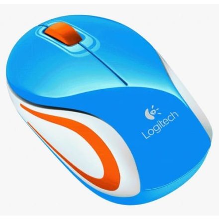 Egér Logitech M187 Optikai Wireless Mini Kék