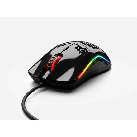 Egér Glorious Model O RGB Optikai USB Glossy Fekete