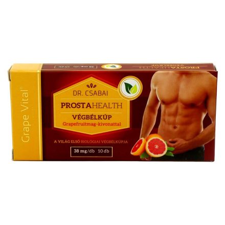 Grape Vital® PROSTA Health végbélkúp, végbélfertőtlenítő