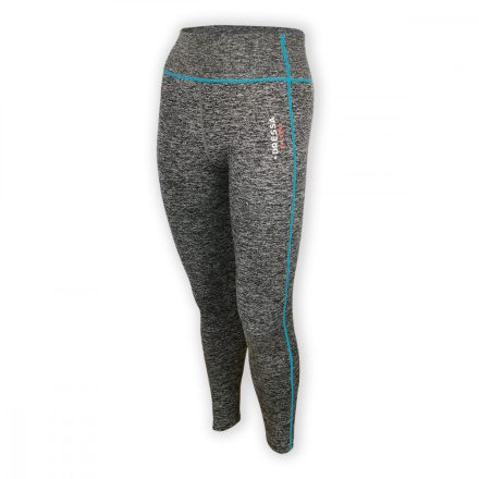 Dressa Recycled női fitness leggings - szürke-türkiz | S/M