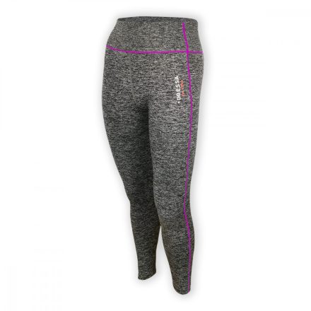 Dressa Recycled női fitness leggings - szürke-ciklámen | S/M