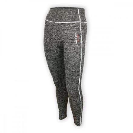 Dressa Recycled női fitness leggings - szürke-fehér | S/M