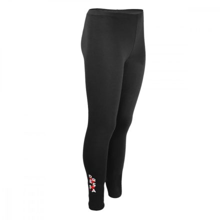 Dressa Jersey női pamut leggings - fekete | S