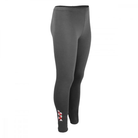 Dressa Jersey női pamut leggings - sötétszürke | S