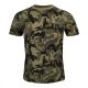 Dressa Forest nagyméretű terepmintás férfi rövid ujjú pamut póló - camo | 3XL