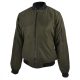 Dressa Vintage cipzáros női bomber dzseki - khaki | S