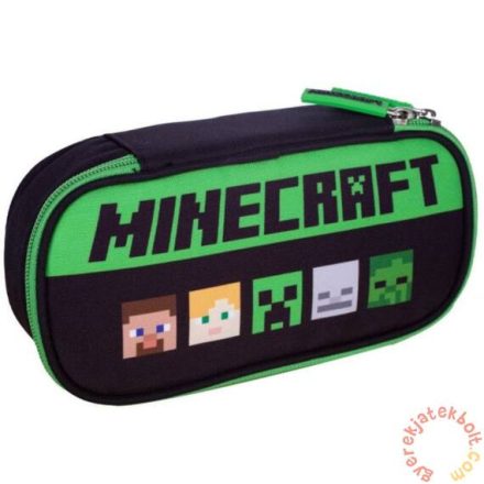 Minecraft ovális tolltartó - Time to mine - Heads