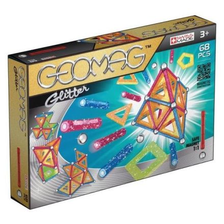 Geomag panel csillogós 68db