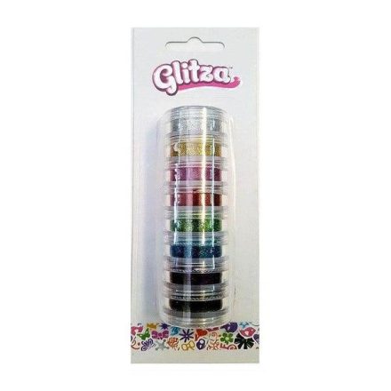 Glitza Art csillámpor utántöltő 8 db