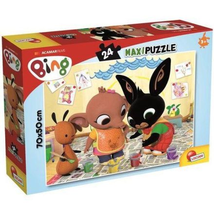 Bing maxi puzzle 24 db-os, 70x50cm, Festés