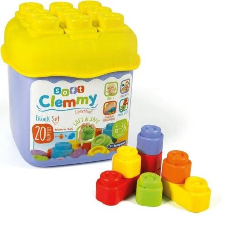 Clemmy 20 darabos soft kocka szett