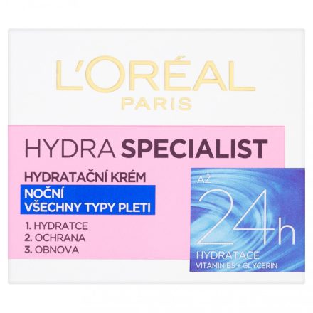 LORÉAL Hydra Specialist Éjszakai Arckrém 50ml