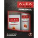 Alex For Men ajándékcsomag (After shave-borotvahab) Fireball